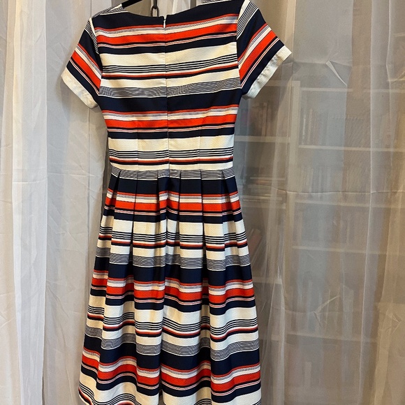 Red White and Blue Striped Dress, XS, by Mikarose - Picture 2 of 2